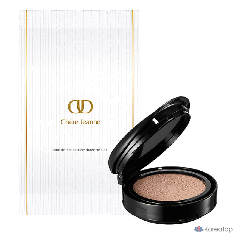 Кушон Chere Jeann Fond de Teint Lumiere Doree Cushion Refill, оттенок 21 Natural, 14 г, 1 шт.