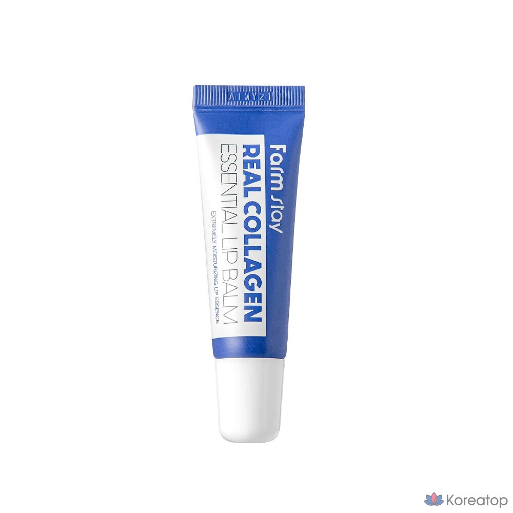 Бальзам для губ FarmStay Real Collagen Essential Lip Balm, 10 мл, 1 шт.
