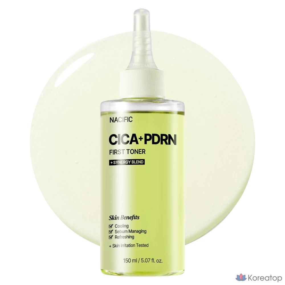 Тонер NACIFIC Sprout Cica PDRN First Toner, 150 мл, 1 шт.
