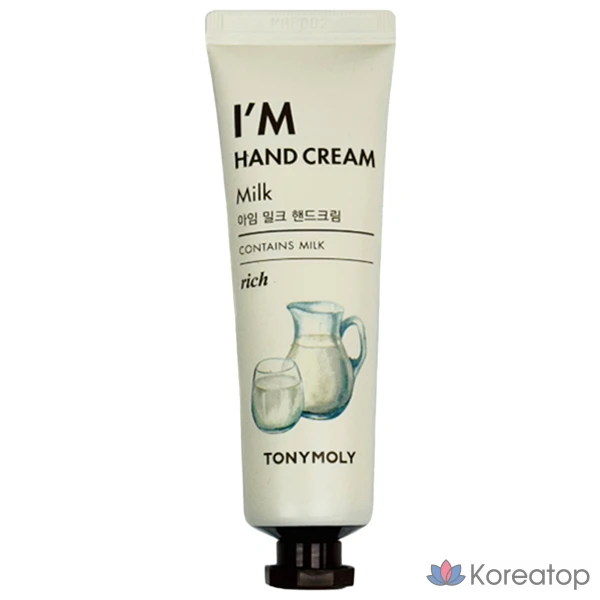 Ручной крем Tony Moly I'm Hand Cream Milk, 30 мл, 1 шт.