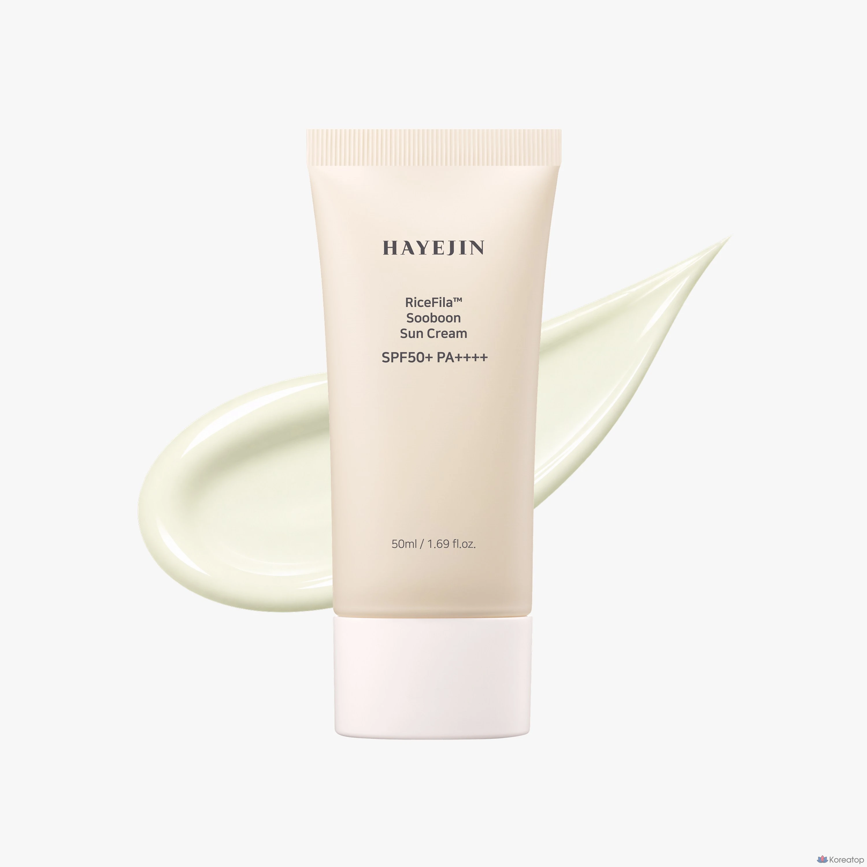 Солнцезащитный крем HAYEJIN Ricefila Moisture Sun Cream SPF50+ PA++++, 50 мл, 1 шт.