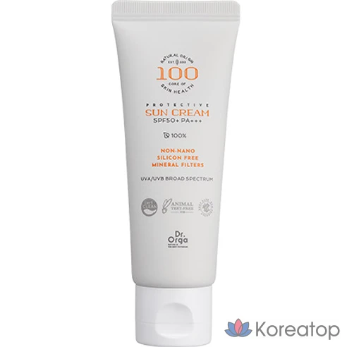 Солнцезащитный крем Dr. Orga 100 Sun Cream SPF50+ PA+++, 50 мл, 1 шт.