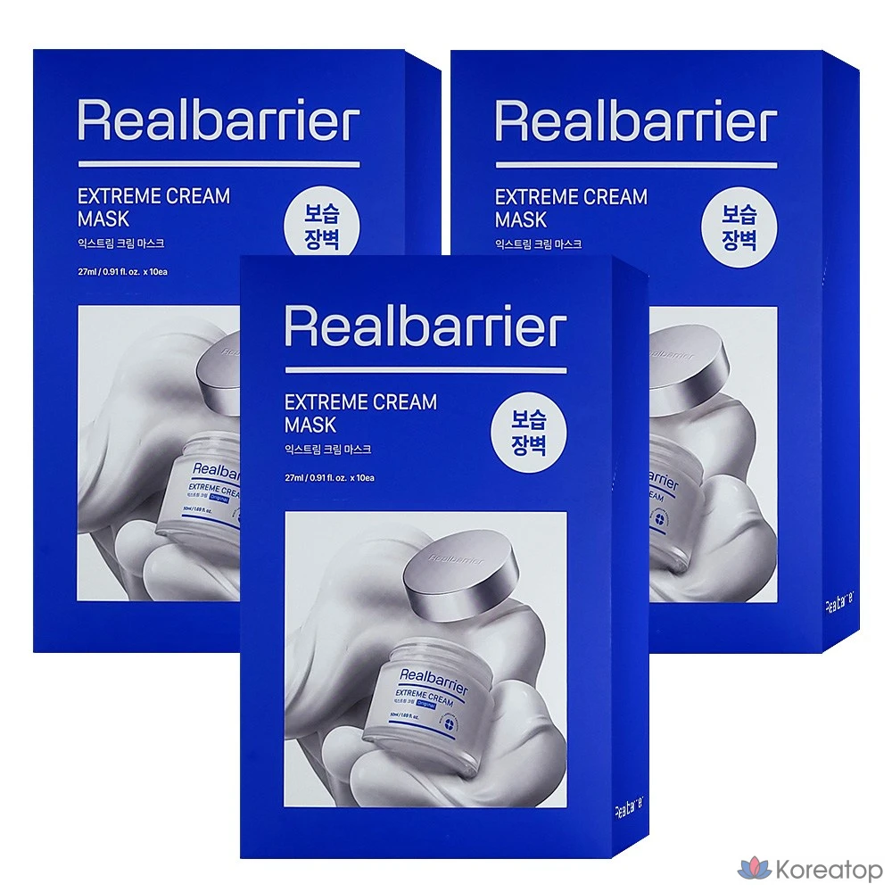 Тканевая маска для лица Real Barrier Extreme Cream Mask, 27 мл, 30 шт.