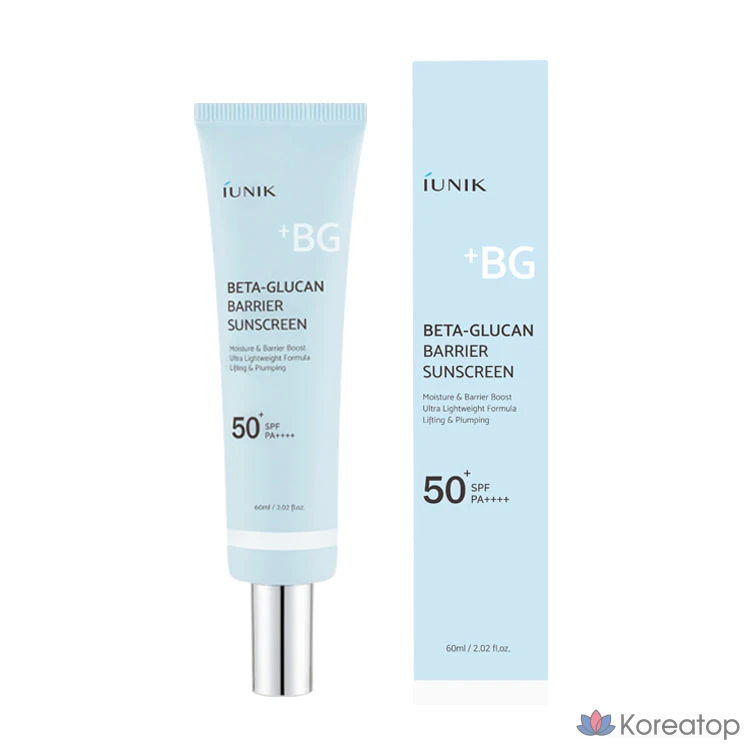 Солнцезащитный крем iUNIK Beta-Glucan Barrier Sunscreen, 60 мл, 1 шт.
