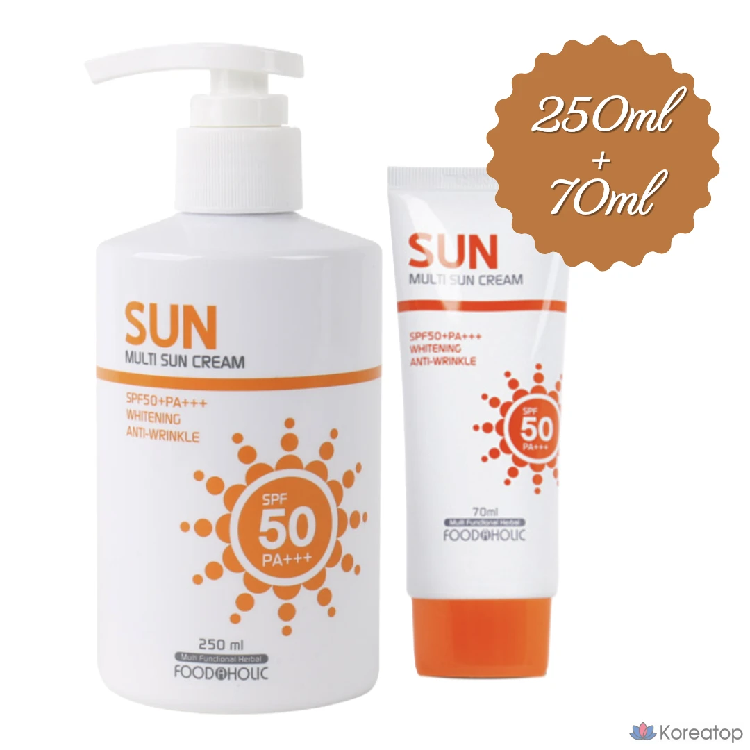 Солнцезащитный крем FoodaHolic Petra Sun Cream, 320 мл, 1 шт.