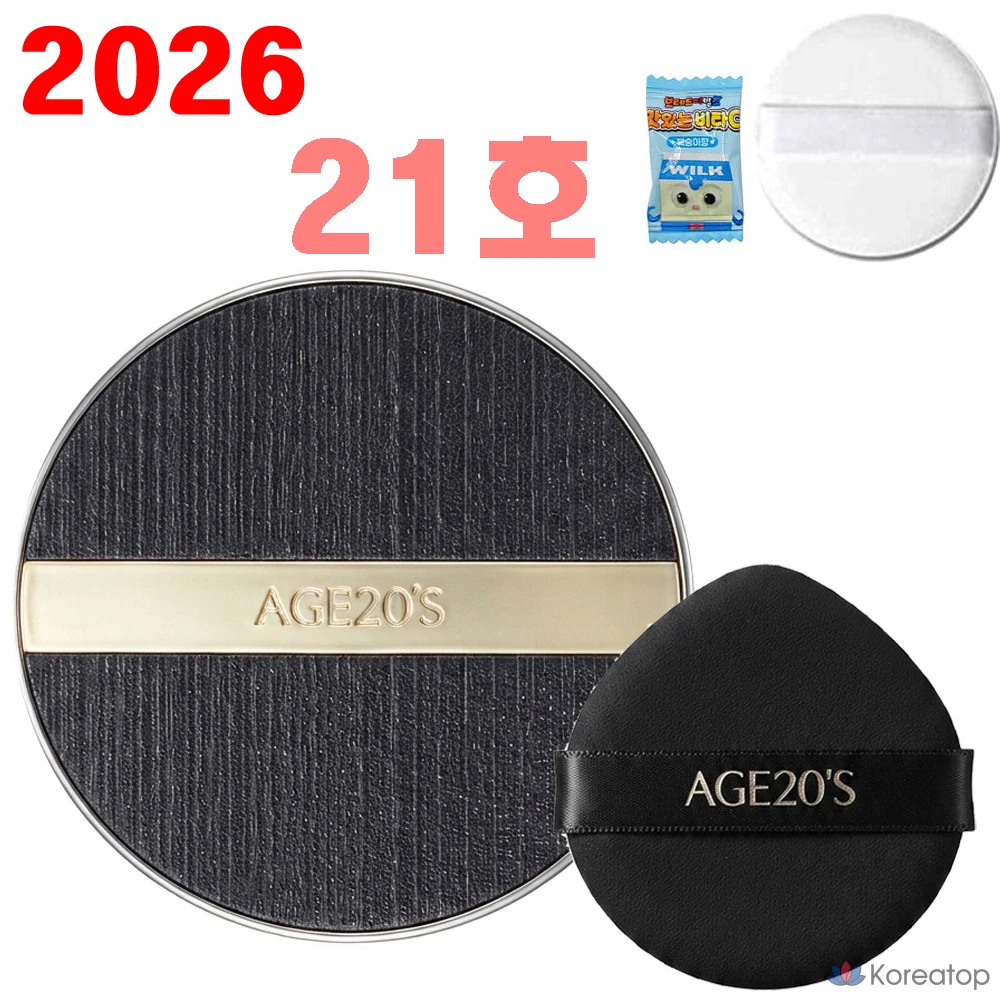 Кушон AGE 20S Ampoule Essence Pact Gold Volume Shot, оттенок 21, 1 шт.