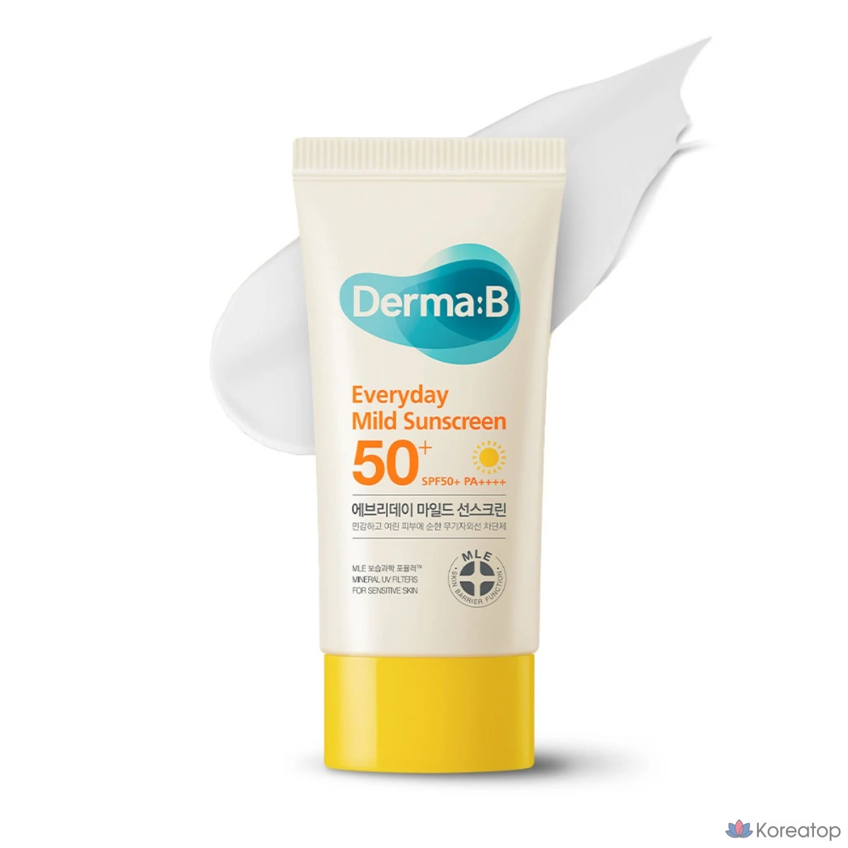Солнцезащитный крем DERMA:B Everyday Mild Sunscreen SPF50+ PA++++, 50 мл, 1 шт.