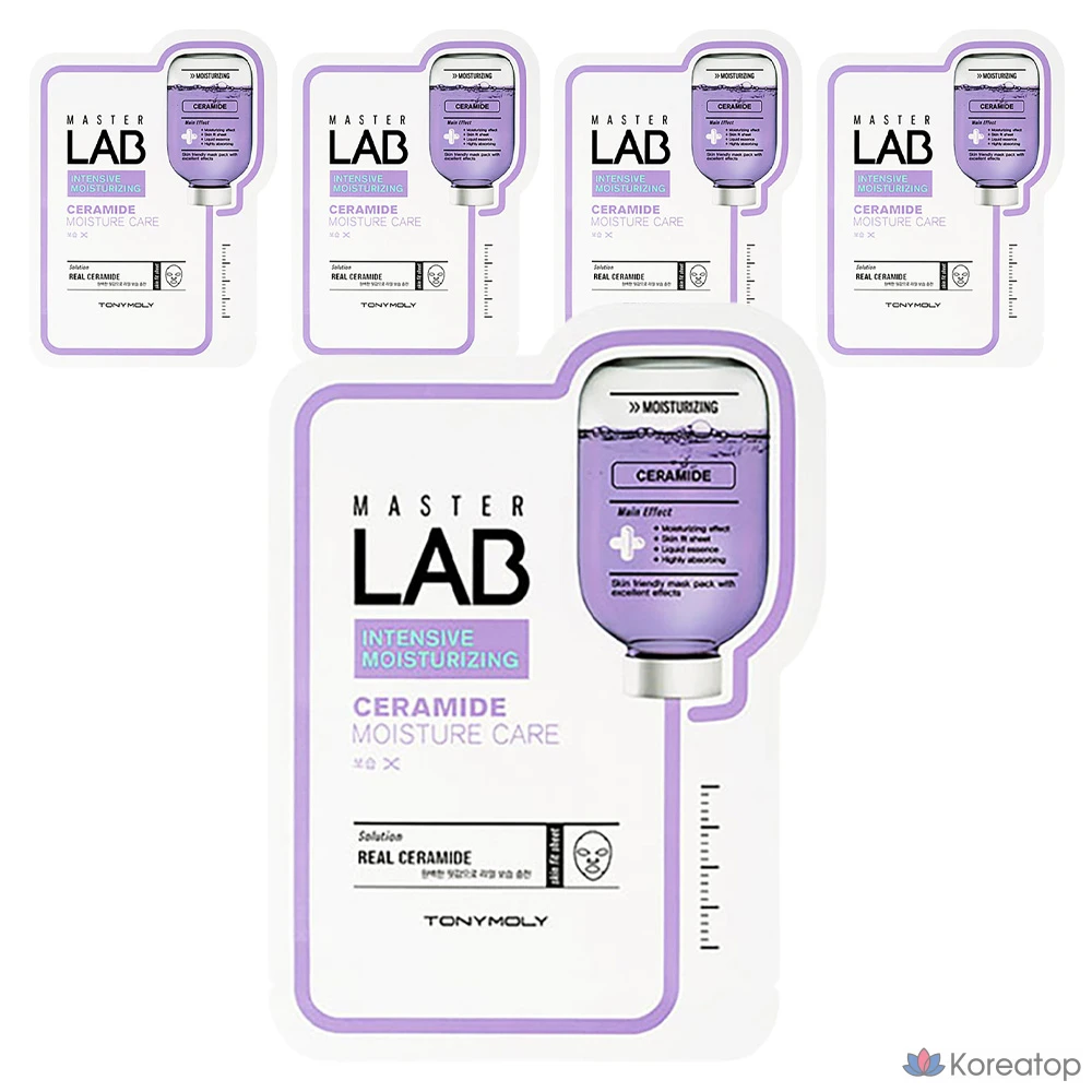 Тканевая маска для лица Tony Moly Master Lab Ceramide Mask Sheet, 5 шт.