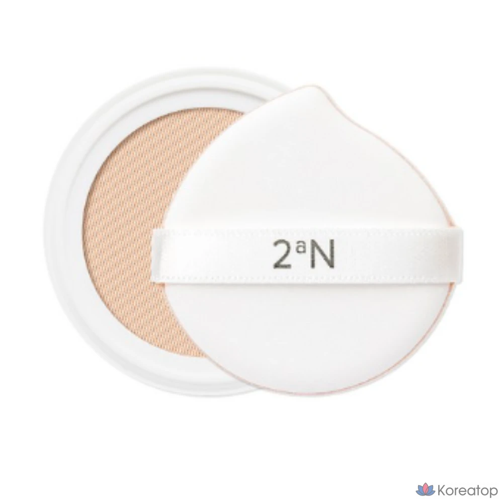 Кушон 2an Gleaming Tension Pact Refill, оттенок 23 Natural Beige, 13 г, 1 шт.