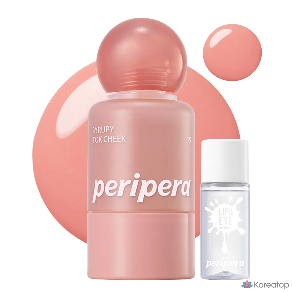 Тинт для губ Peripera Syrup Tok Cheek, оттенок 015 Cloud Grapefruit, 1 шт.