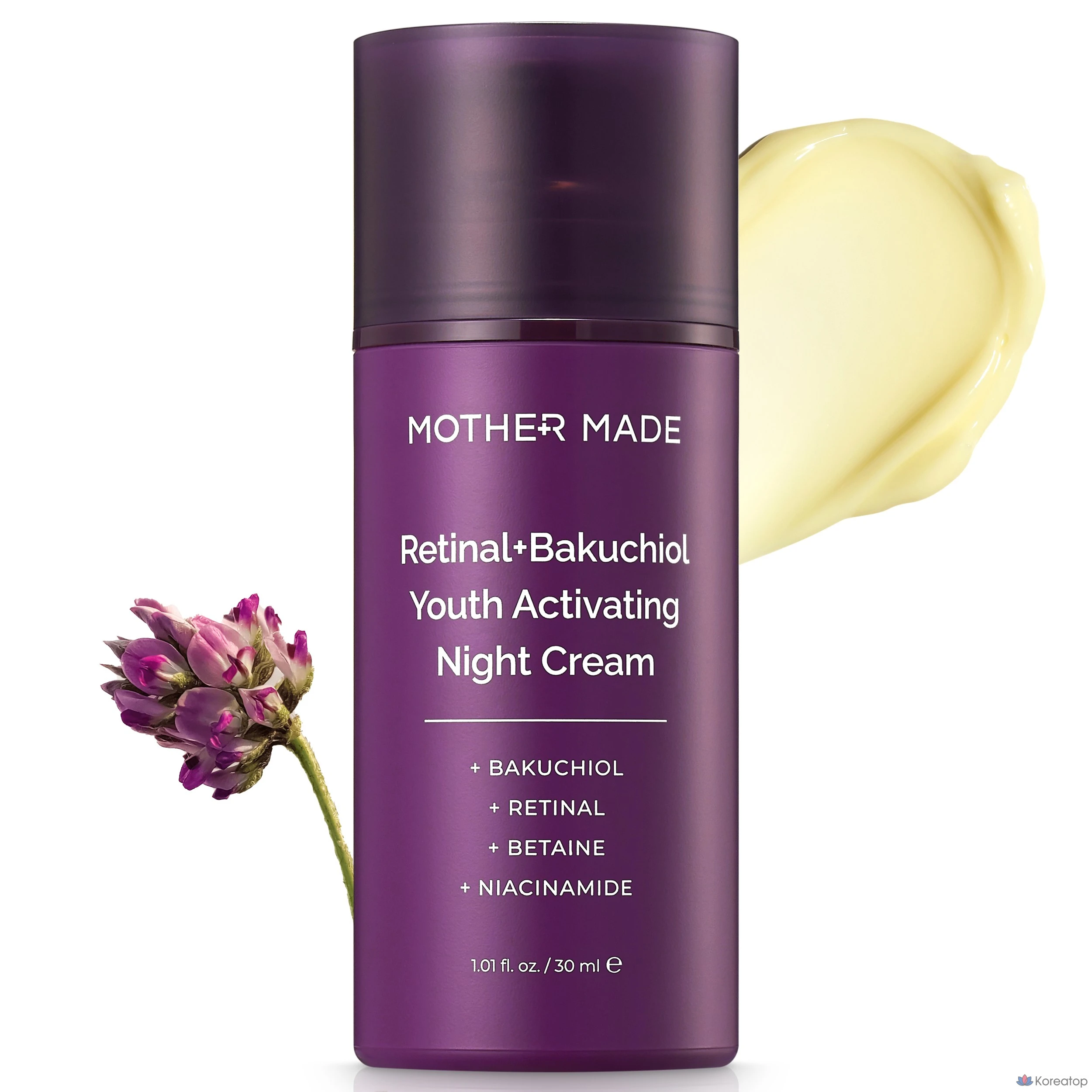 Ночной крем Mother Made Bakuchiol Retinal Vitamin A Youth Activating, 30 мл, 1 шт.