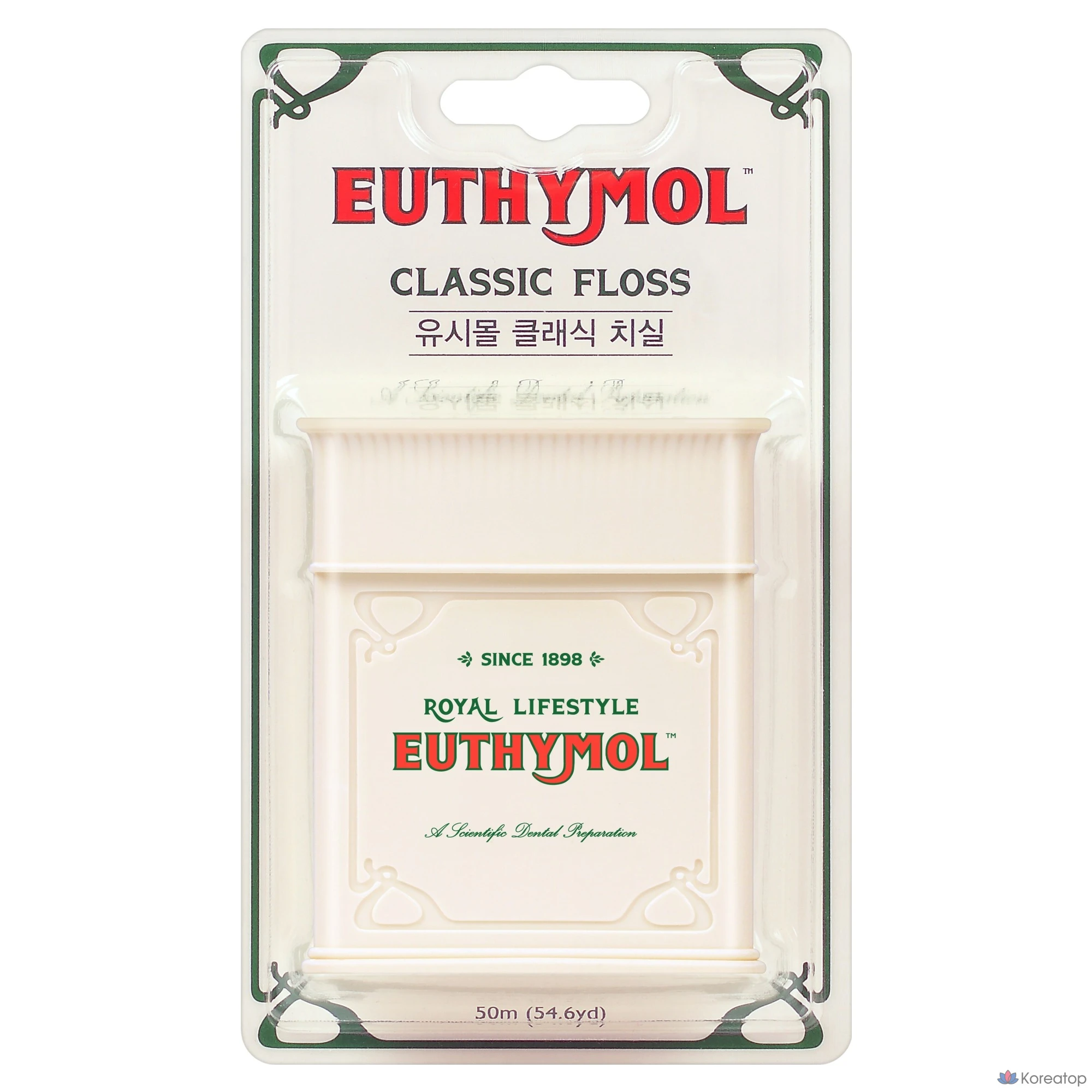 Зубная нить Euthymol Classic Roll Floss, 50 м, 1 шт.