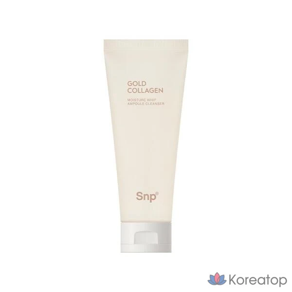 Гидрофильное масло SNP Gold Collagen Moisture Whip Ampoule Cleanser, 150 мл, 1 шт.