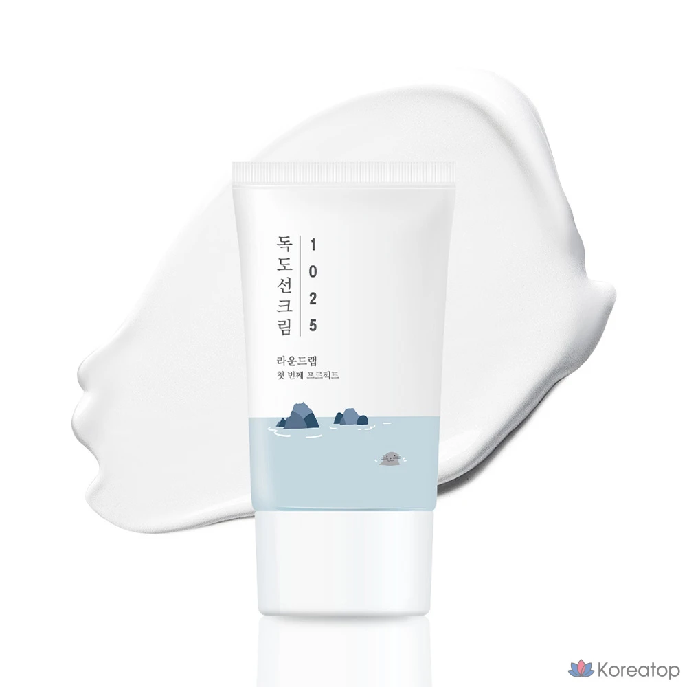 Солнцезащитный крем Round Lab 1025 Dokdo Sun Cream SPF 50+ PA++++, 50 мл, 1 шт.