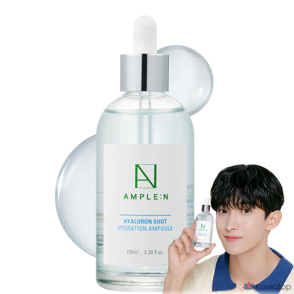 Ампульная сыворотка AMPLE:N Hyaluron Shot Moisture Ampoule, 100 мл, 1 шт.