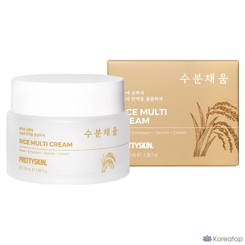 Крем для лица PrettySkin Rice Multi Cream, 100 мл, 1 шт.