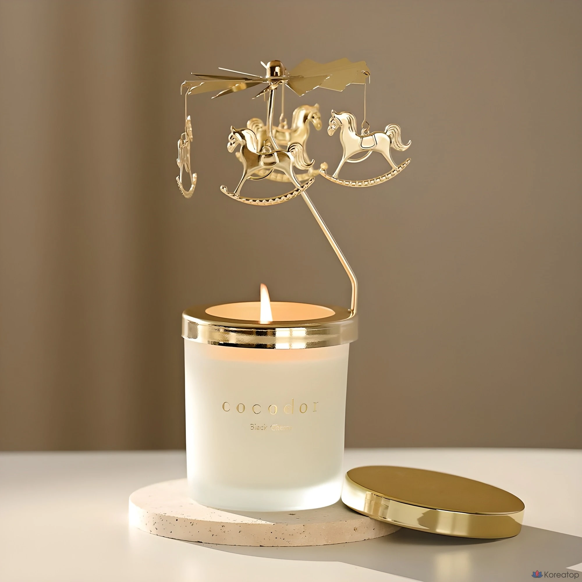 Подсвечник Cocodor Carousel Candle Holder, золотой