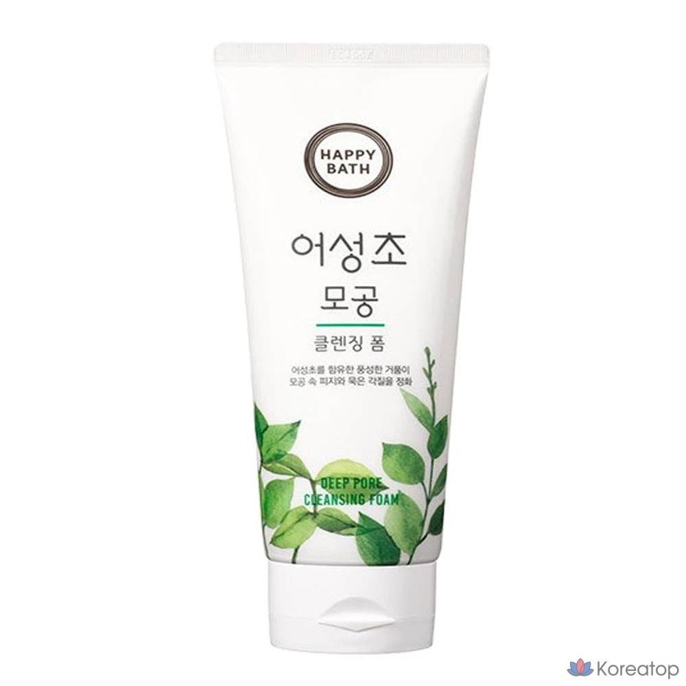 Очищающая пенка Happy Bath Houttuynia Cordata Pore Cleansing Foam, 200 г, 1 шт.