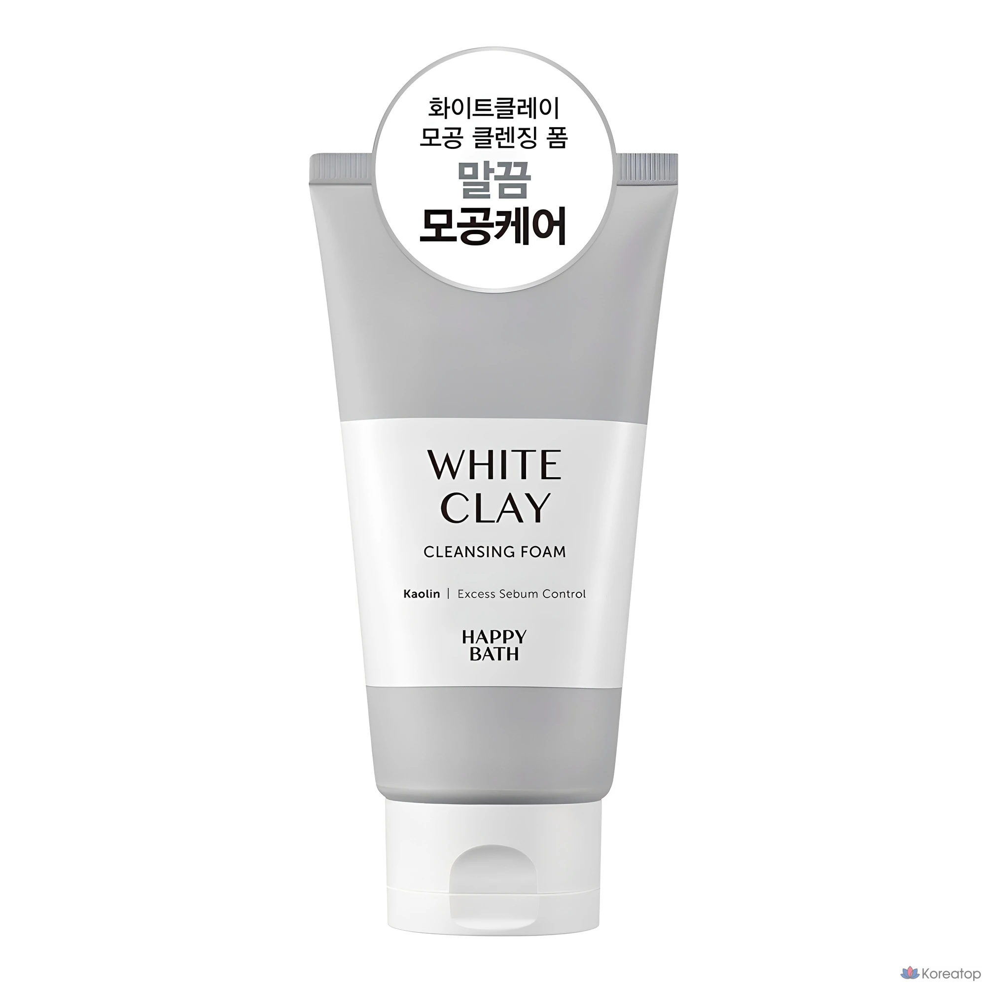 Очищающая пенка для лица Happy Bath White Clay Pore Cleansing Foam, 150 г, 1 шт.