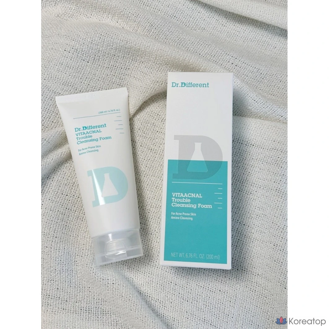 Очищающая пенка Dr. Different Vita-Acne Trouble Cleansing Foam, 200 мл, 1 шт.