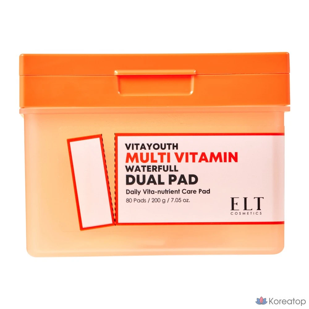 Пэды для лица ELT Vita Youth Multivitamin Moisture Dual Pack Pad, 80 шт.