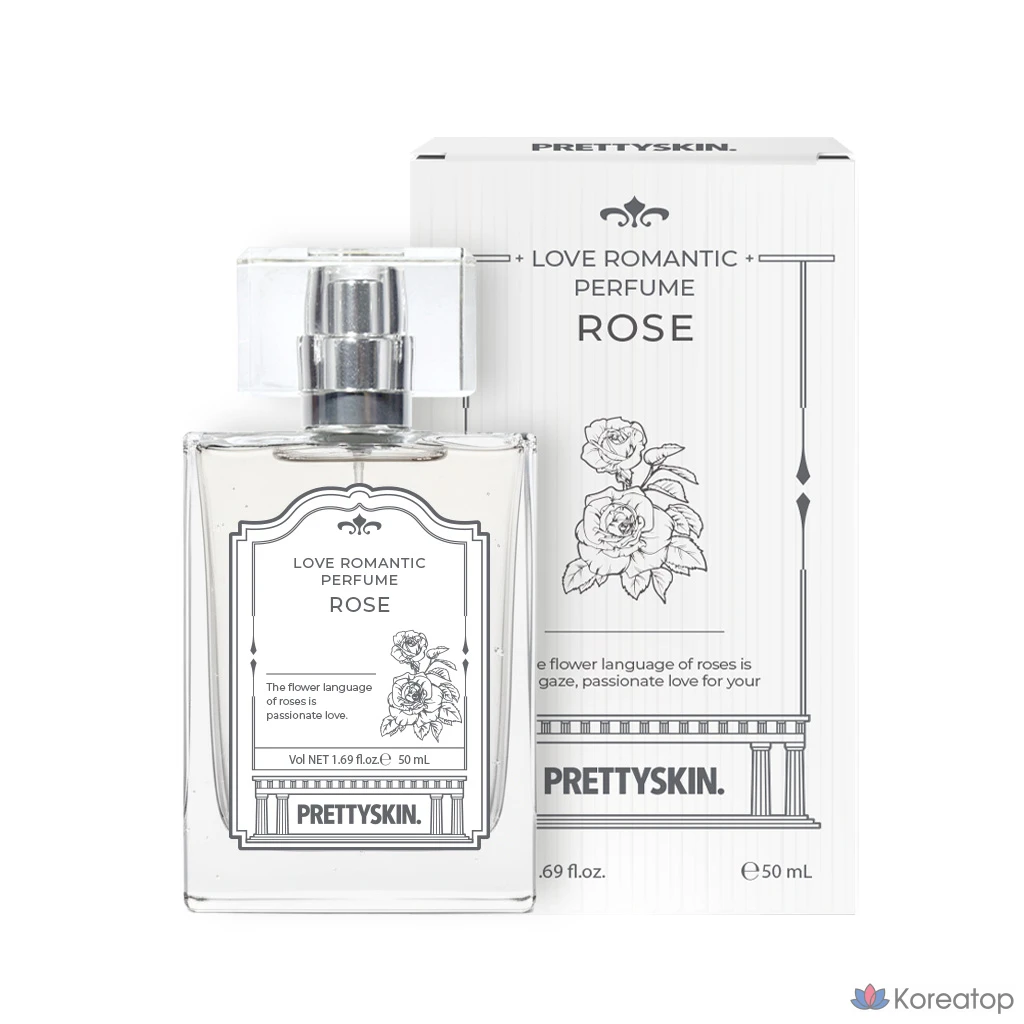 Парфюмированная вода PrettySkin Love Romantic Perfume Rose, 50 мл, 1 шт.