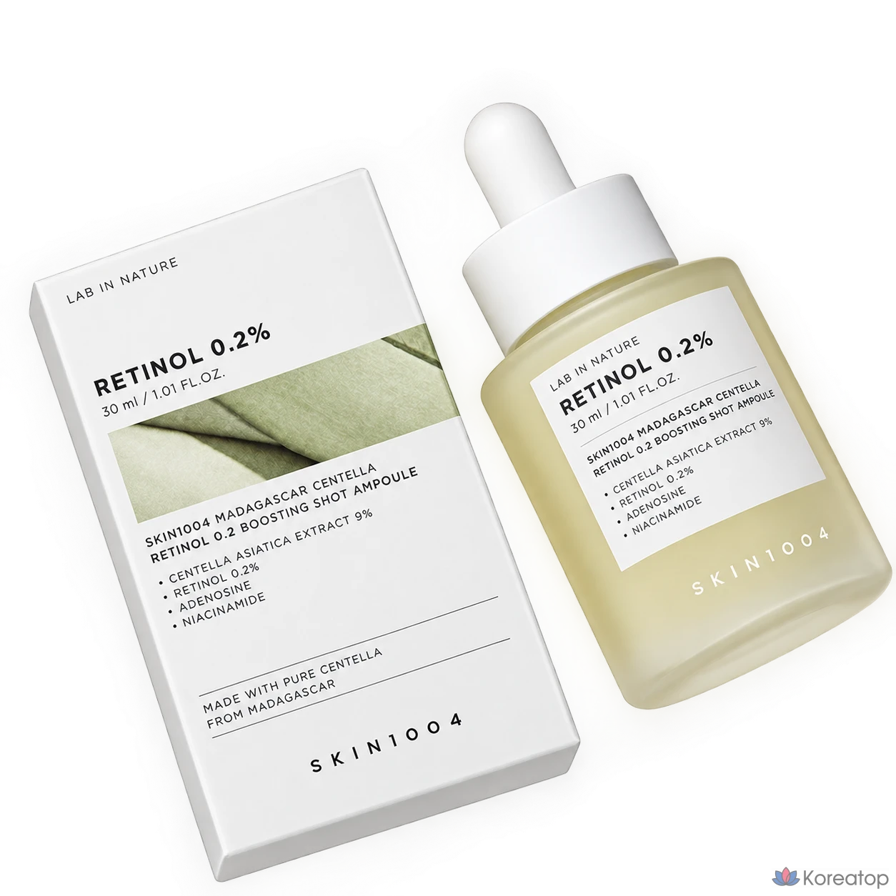 Ампульная сыворотка SKIN1004 Retinol 0.2 Boosting Shot Ampoule, 30 мл, 1 шт.