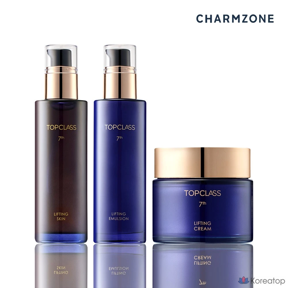 Набор для ухода Charmzone Top Class Lifting 3-piece Set (Toner + Emulsion + Lifting Cream), 1 шт.