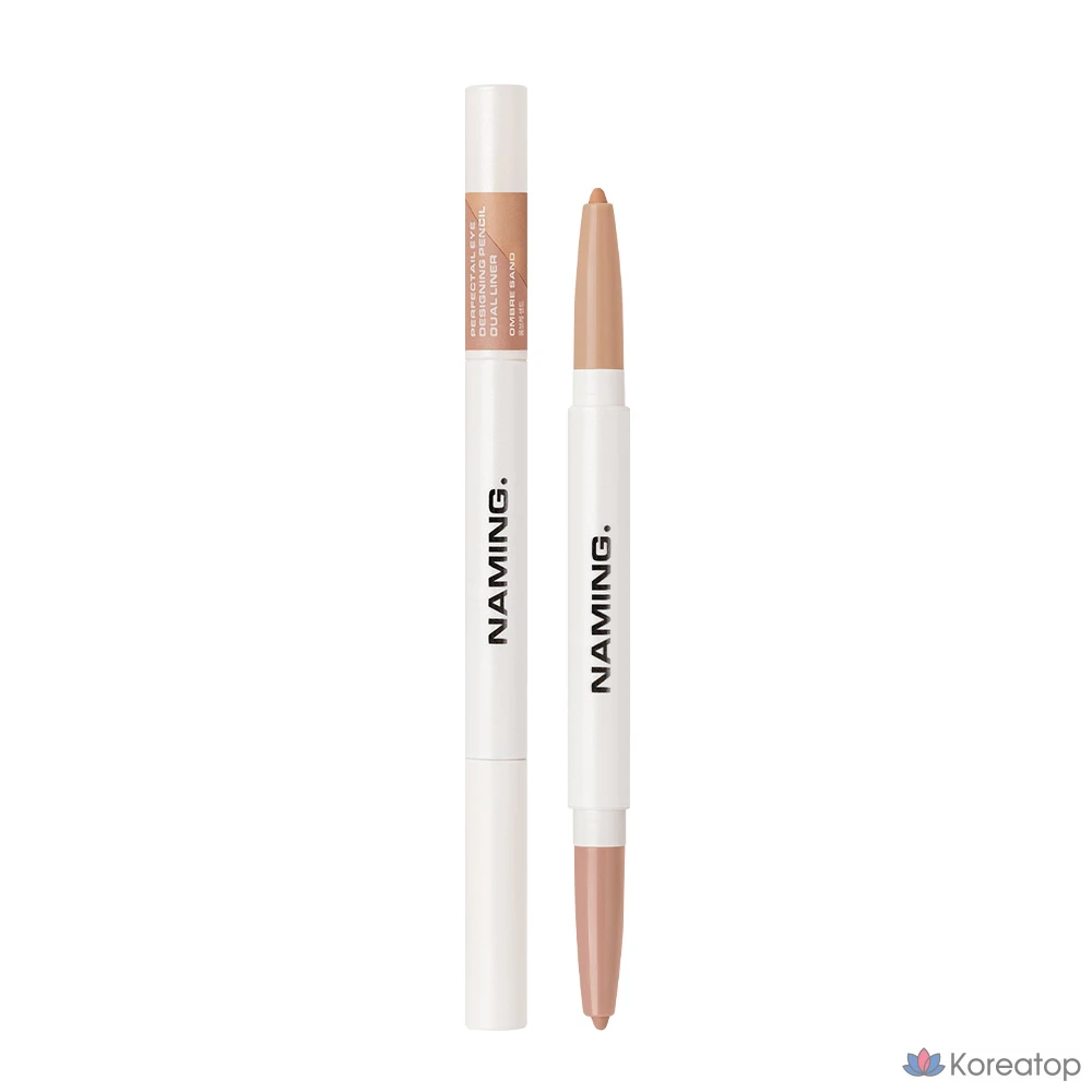 Карандаш для глаз NAMING Perfectail Eye Designing Pencil Dual Liner, оттенок Ombre Sand, 1 шт.