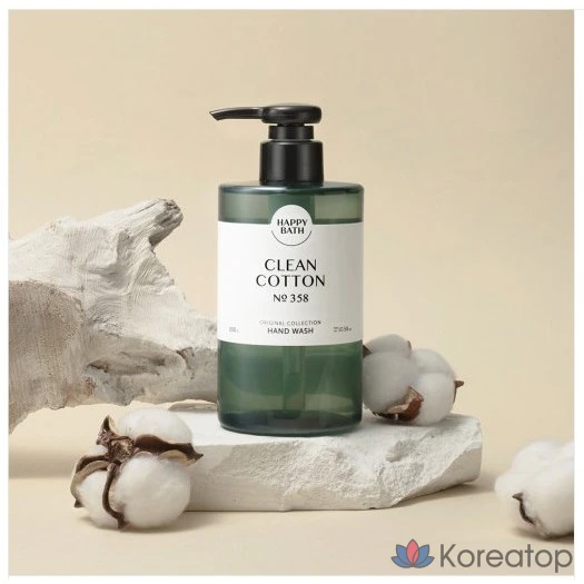Очищающее средство для рук Happy Bath Original Collection Clean Cotton Hand Wash, 300 мл, 1 шт.
