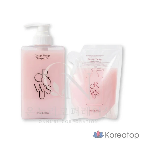 Шампунь GROWUS Damage Therapy EX, 1 л, 1 шт.