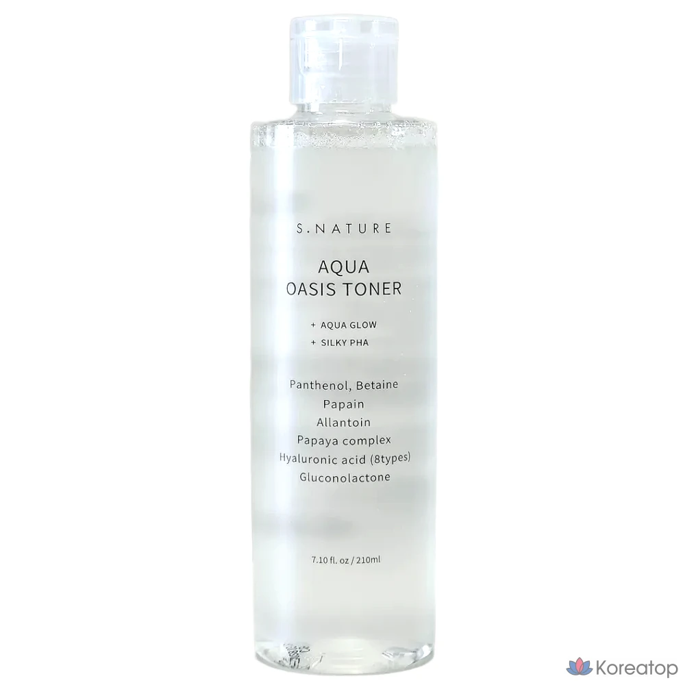 Тонер S.NATURE Aqua Oasis Toner, 210 мл, 1 шт.