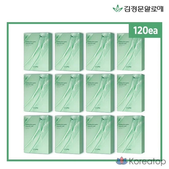 Тканевая маска для лица KIM JEONG MOON Aloe Phyto Green Ampoule Mask, 120 шт.