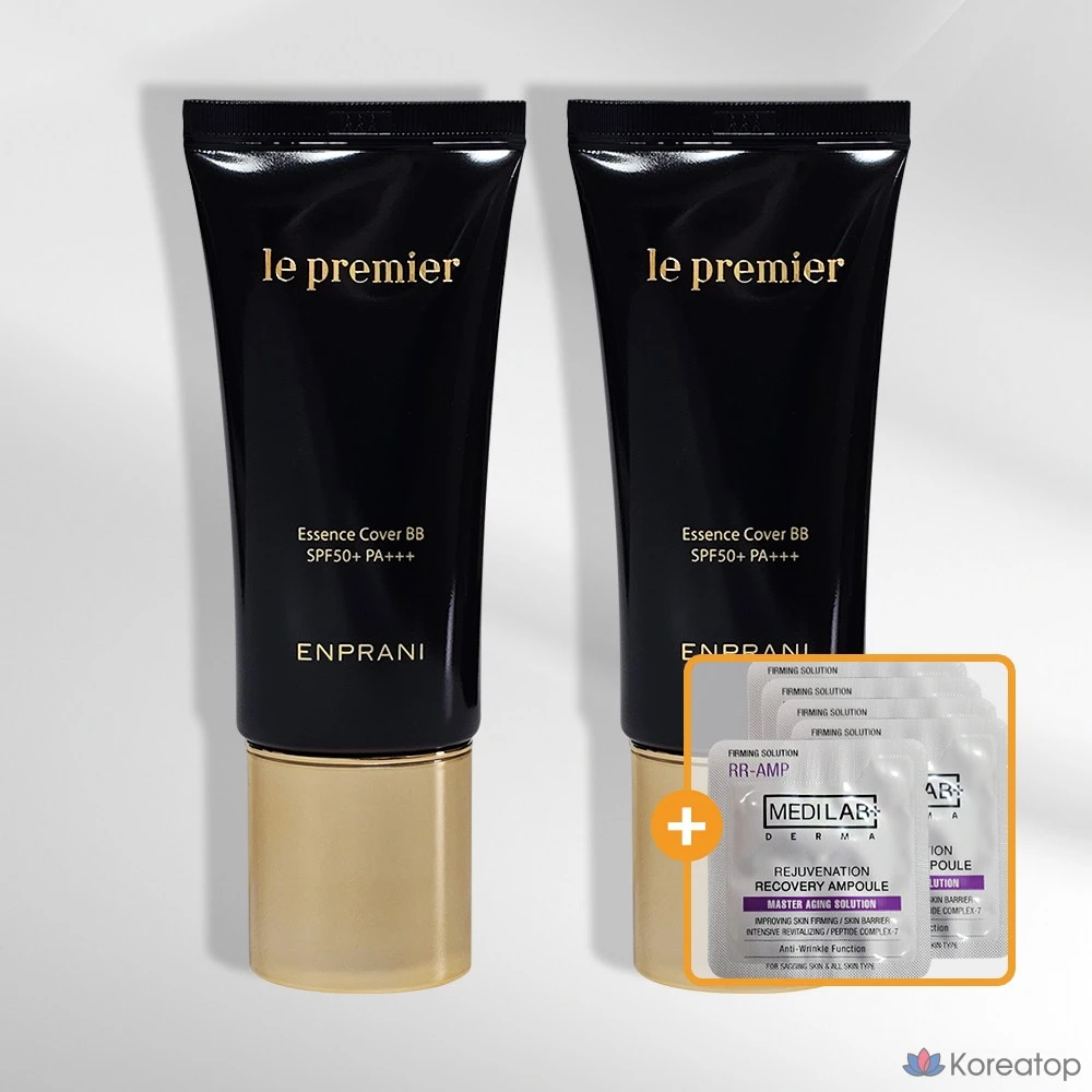 Тональный крем Enprani Le Premier Essence Cover BB Planning Set, оттенок Nude Beige, 50 г, 2 шт.