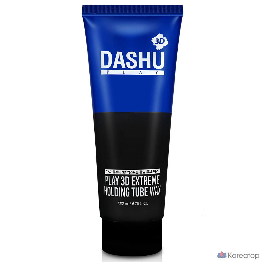 Воск для волос DASHU Play 3D Extreme Holding Tube, 200 мл, 1 шт.