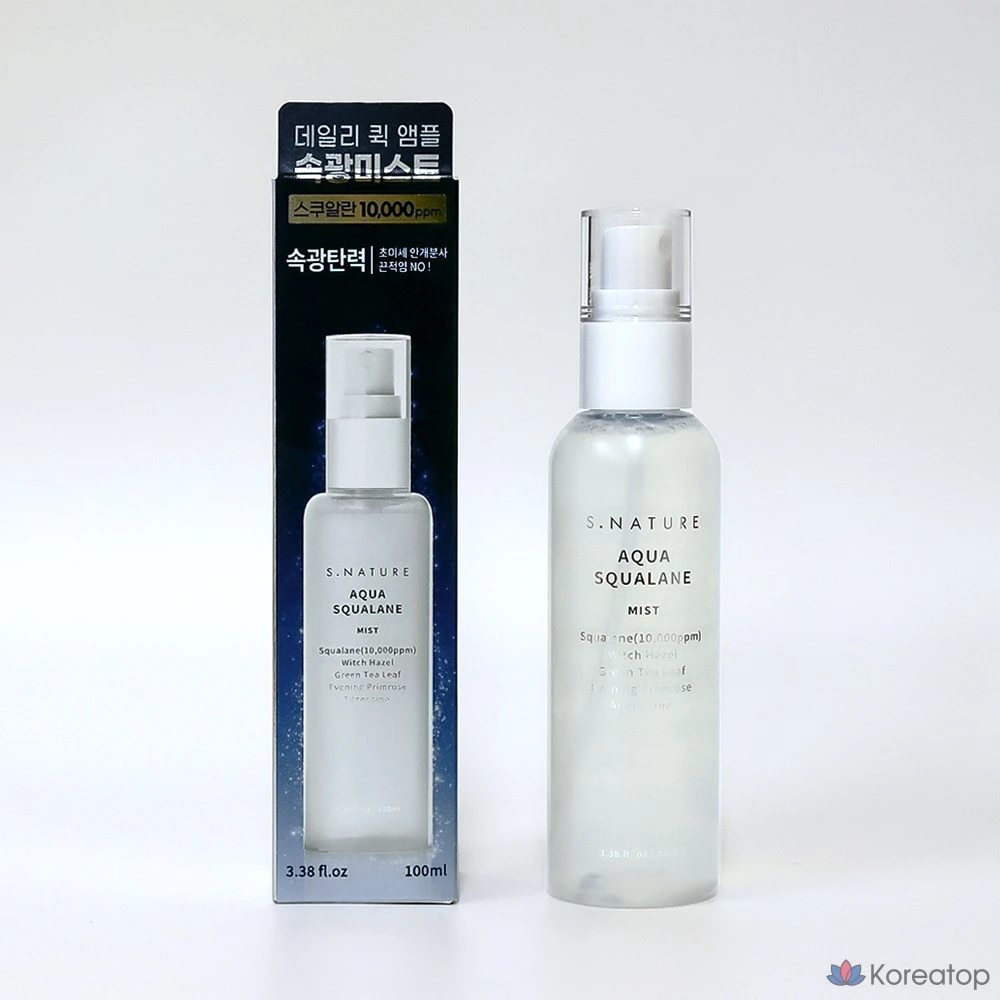 Тонер-мист S.NATURE Aqua Squalane Mist, 100 мл, 1 шт.