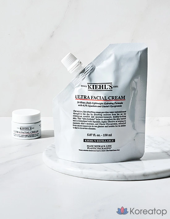 Крем для лица Kiehl's Ultra Facial Cream Refill Pouch, 150 мл (+14 мл)