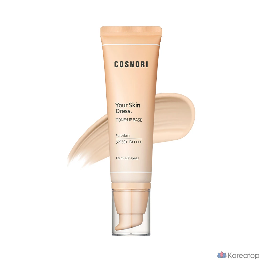 Тонер Cosnori Your Skin Dress Tone-Up Base, оттенок Porcelain, 50 мл, 1 шт.