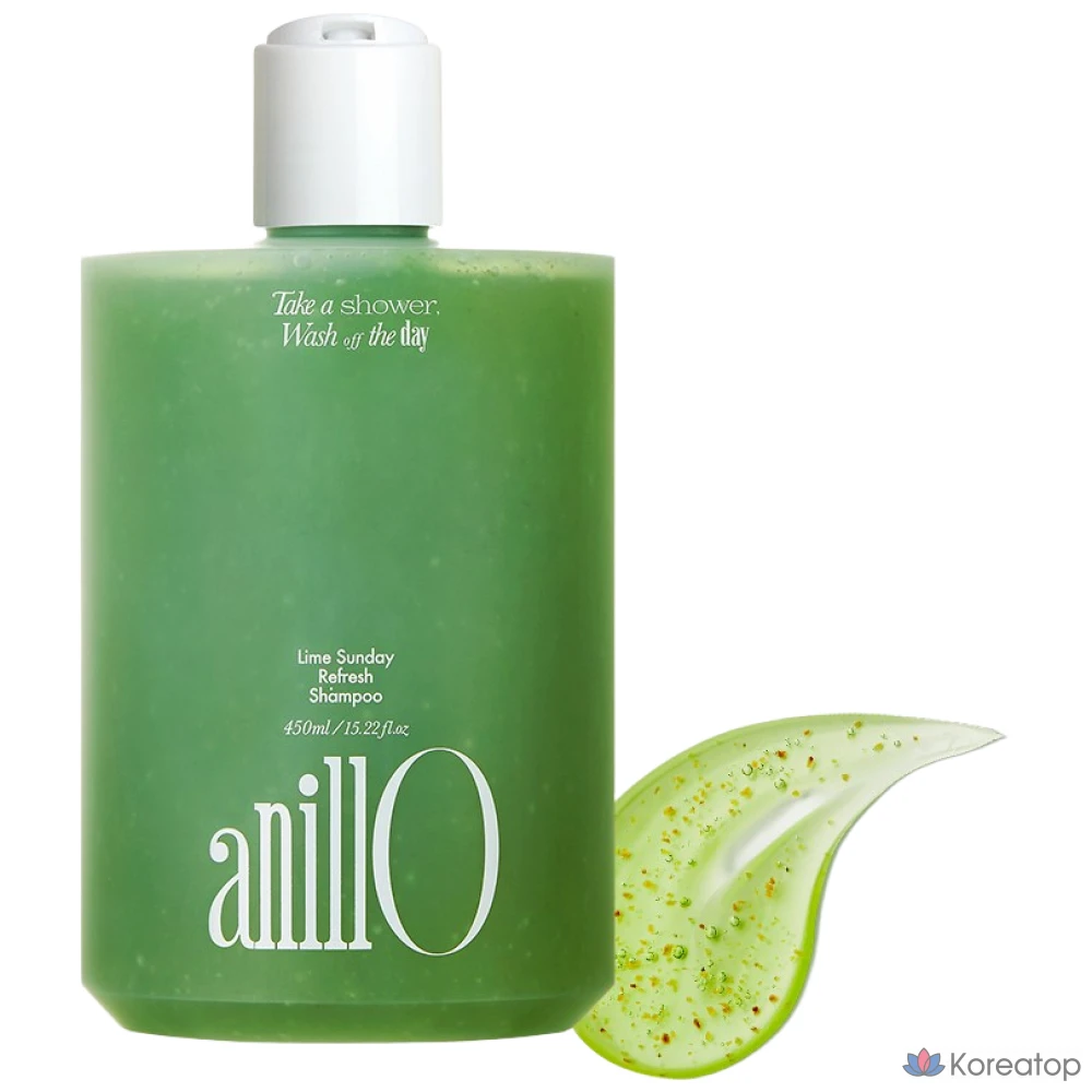 Шампунь для ухода за кожей головы anillo Lime Sunday Refresh Shampoo, 450 мл, 1 шт.