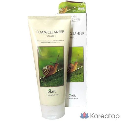 Пенка для умывания Ekel Foam Cleanser Snail, 180 мл, 1 шт.
