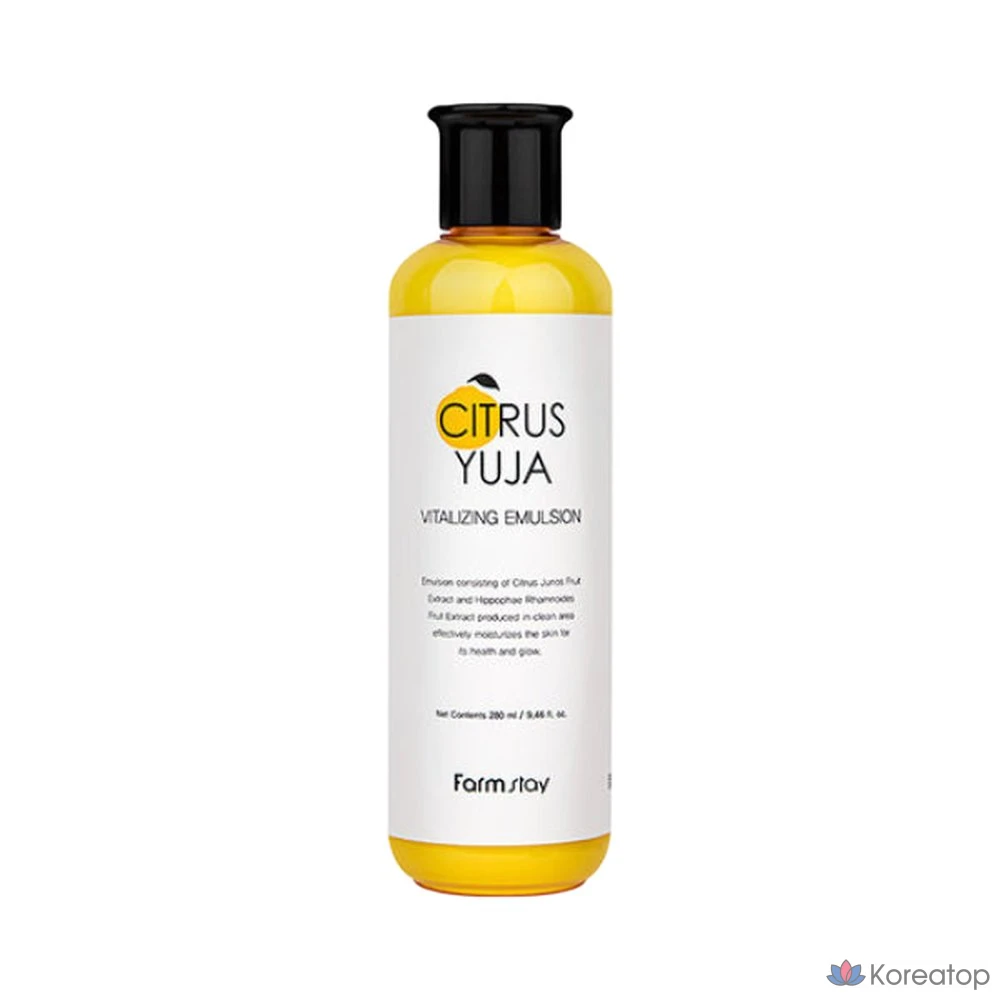 Эмульсия FarmStay Citrus Yuja Vitalizing Emulsion, 280 мл, 1 шт.