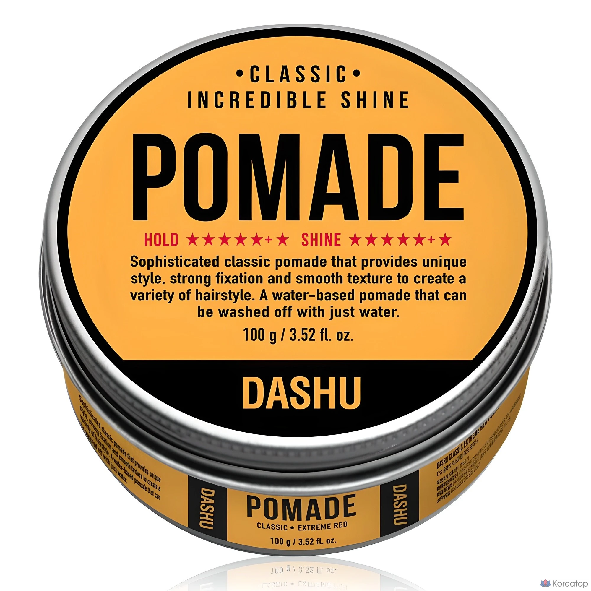 Помада для волос DASHU Classic Incredible Shine Pomade Hair Wax, 100 г, 1 шт.