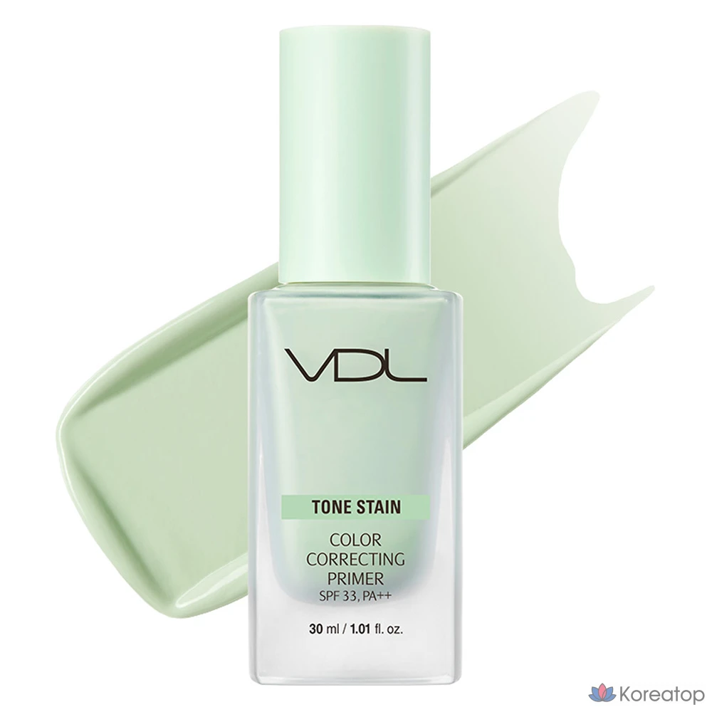 Праймер VDL Tone Stain Color Correcting Primer, оттенок Mint, 30 мл, 1 шт.