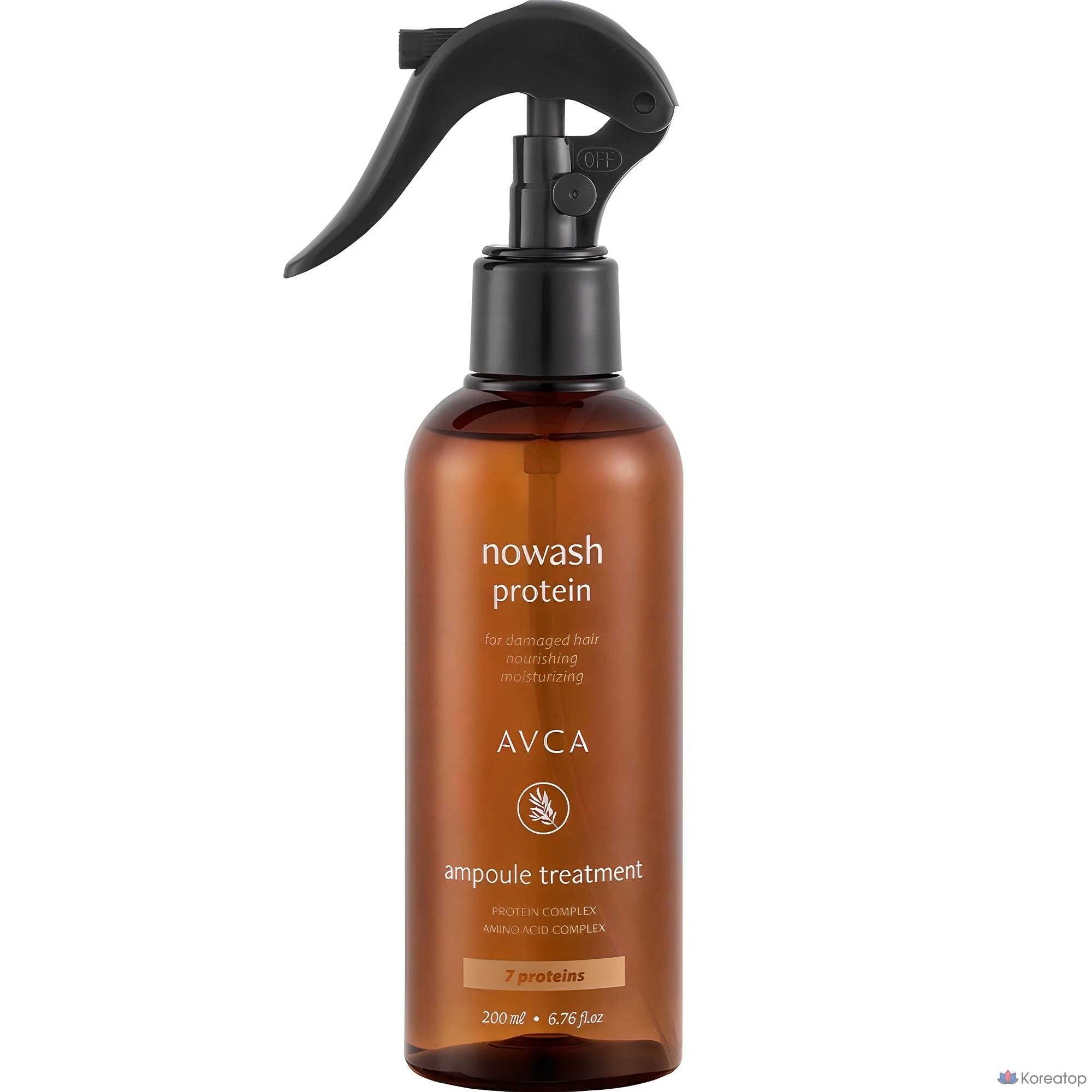 Ампульная сыворотка AVCA No Wash Protein Ampoule Treatment, 200 мл, 1 шт.