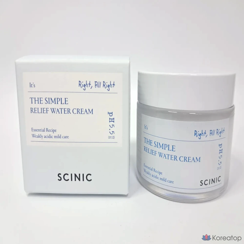 Увлажняющий крем Scinic The Simple Relief Soothing Cream, 80 мл, 1 шт.