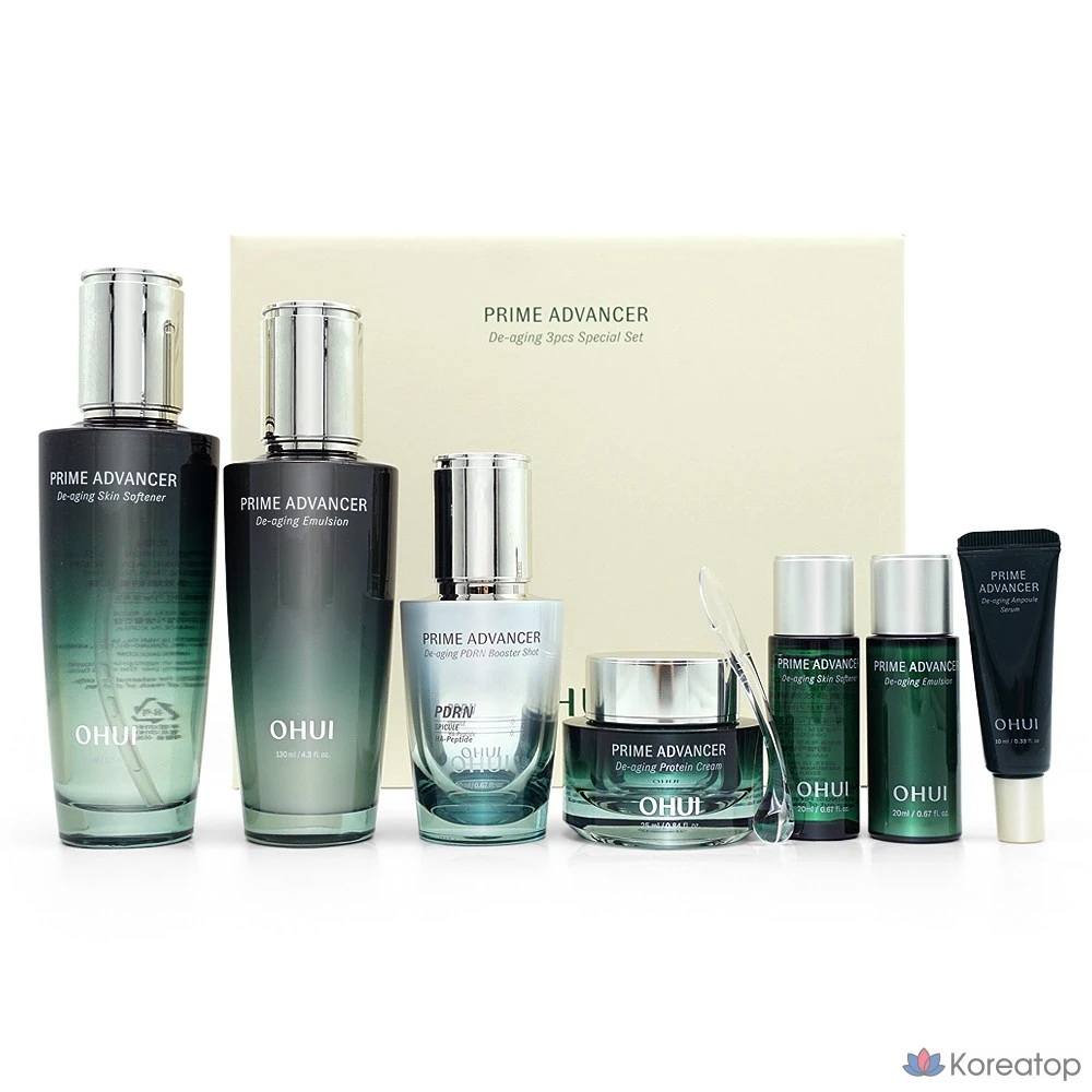 Набор для ухода Ohui Prime Advancer De-Aging 3-piece Set, 1 шт.