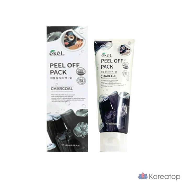 Пилинг-маска Ekel Peel-Off Pack Charcoal, 180 г, 1 шт.