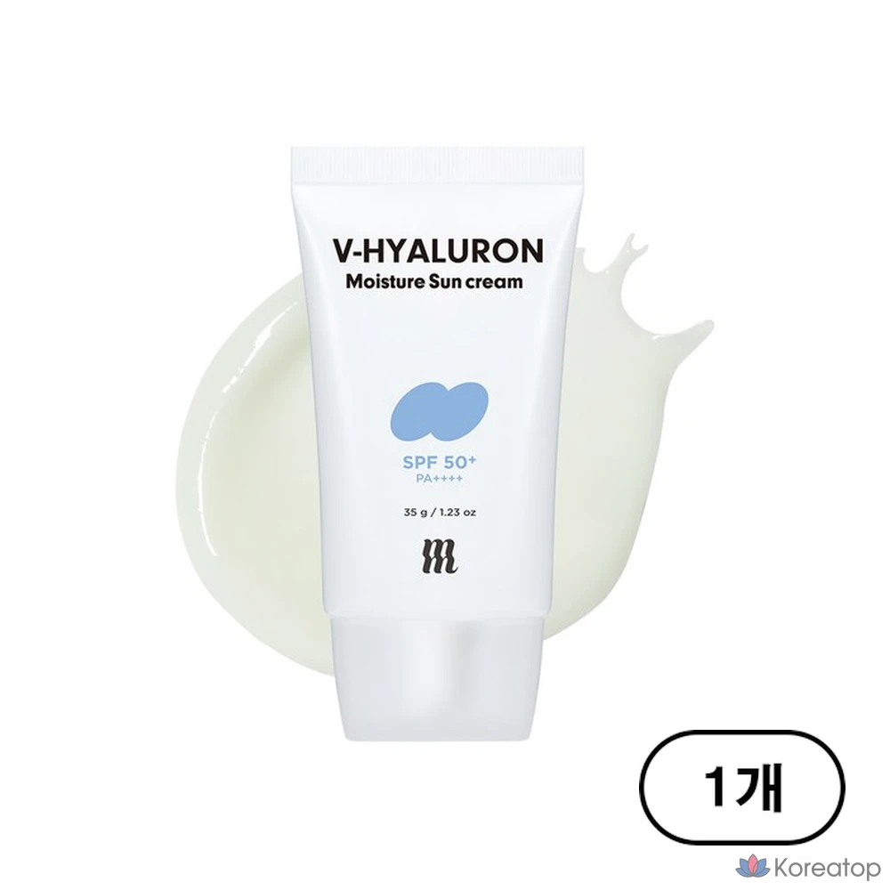 Солнцезащитный крем MERZY V Hyaluronic Acid Moisture Sun Cream SPF50+ PA++++, 35 г, 1 шт.