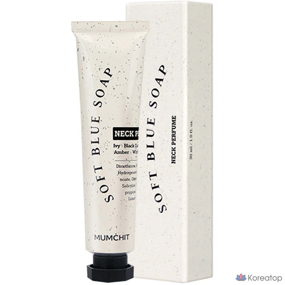 Туалетная вода MUMCHIT Neck Perfume Eau de Toilette Soft Blue Soap, 30 мл, 1 шт.