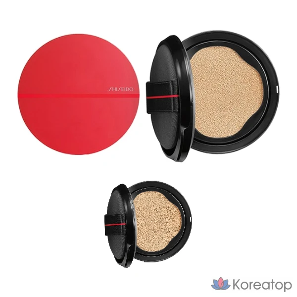 Кушон Shiseido Synchro Skin Glow Cushion Compact Case + Refill, оттенок Neutral 1, 13 г, 1 шт.